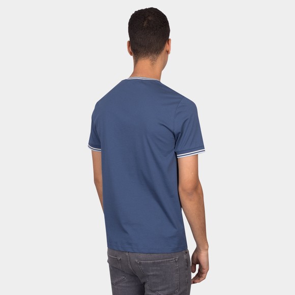 Fred Perry Mens Blue Twin Tipped T-Shirt #3