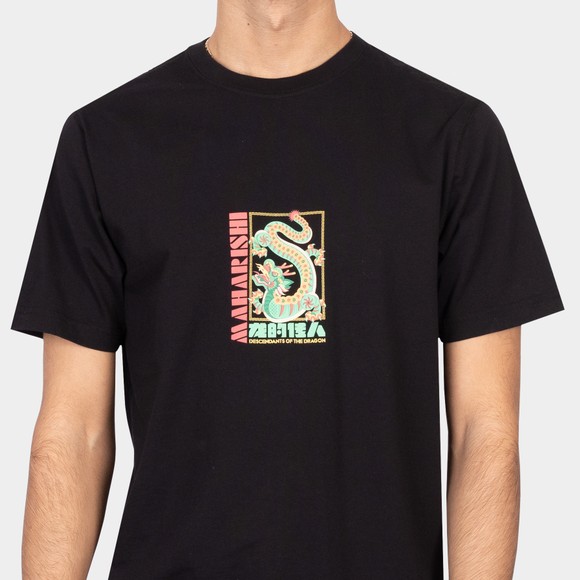 Maharishi Mens Black Descendants Of The Dragon T Shirt main image