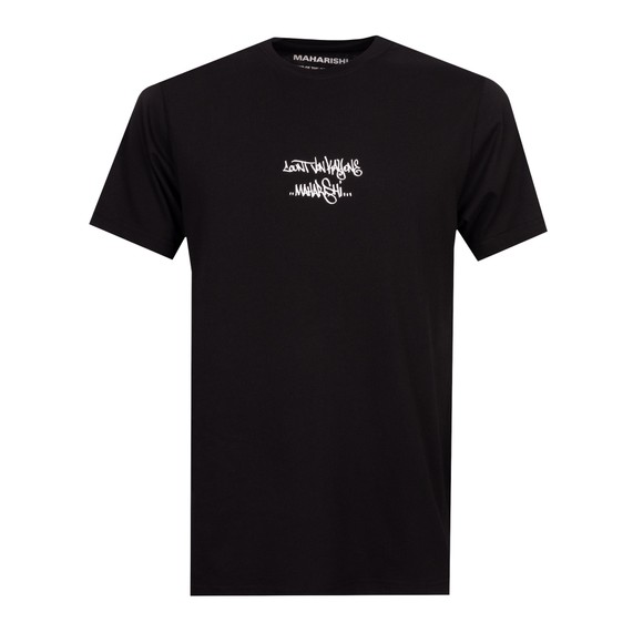 Maharishi Mens Black Distorted Dragon T Shirt main image