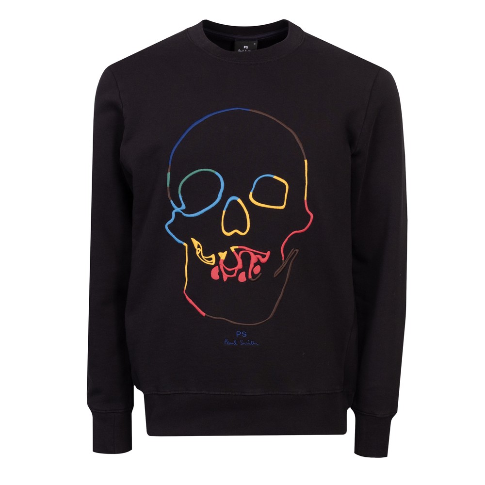 Mens Linear Skull Sweatshirt