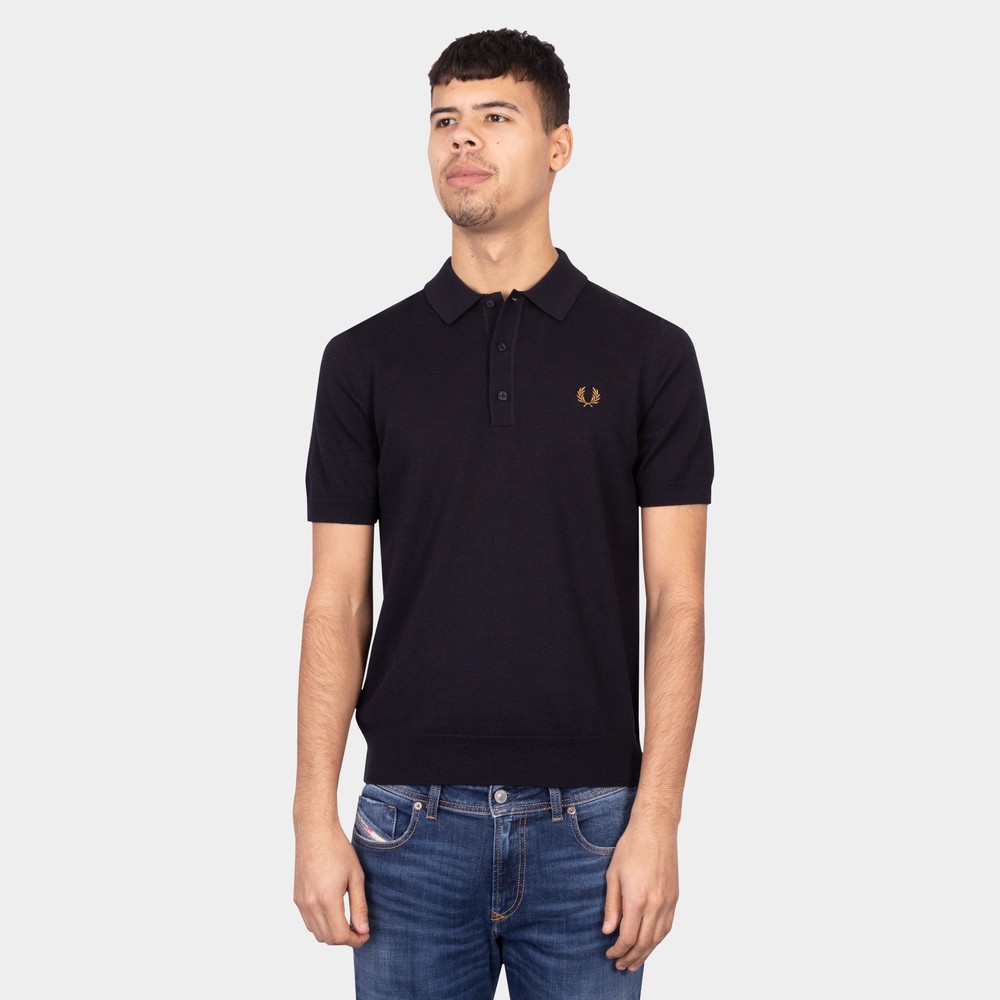 Fred Perry SS Classic Knitted Polo Shirt | Oxygen Clothing