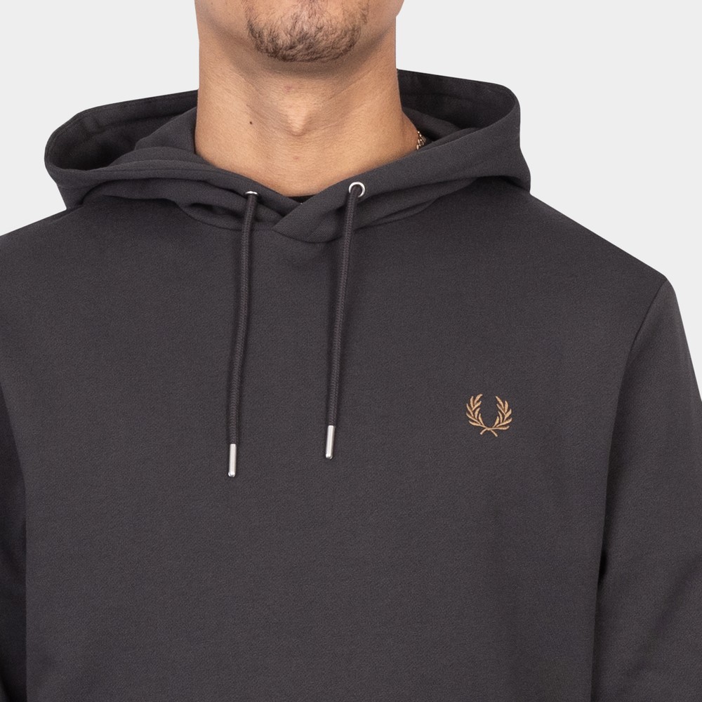 Fred Perry Tipped Hooded Sweatshirt Oxygen Clothing