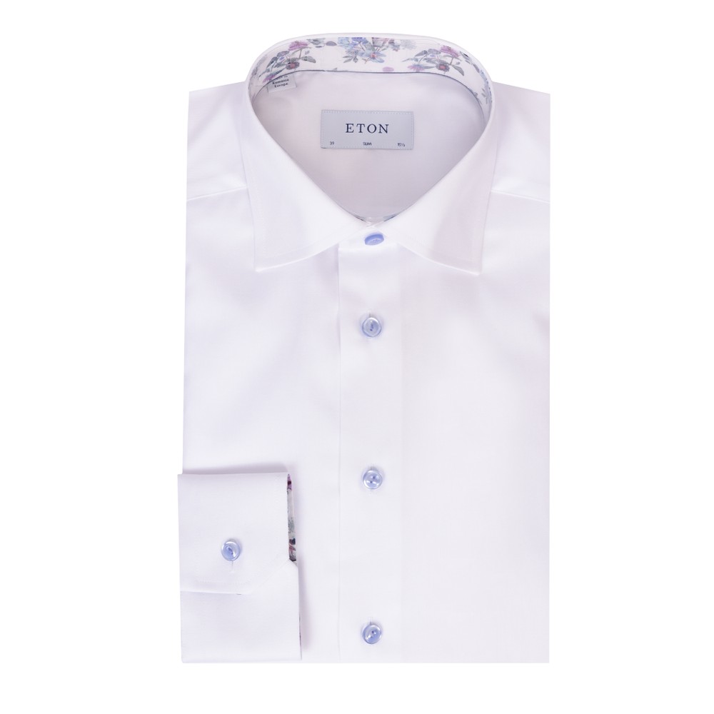 Essential Dress Shirt With Floral Trim