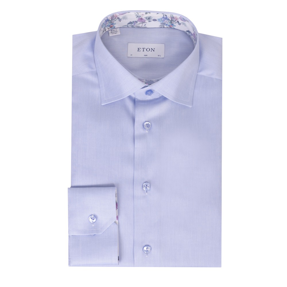 Essential Dress Shirt With Floral Trim