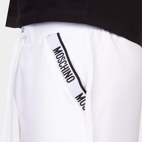 Moschino Mens White Tape Pocket Print Shorts main image