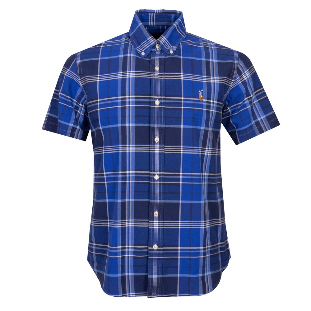 Custom Fit Short Sleeve Check Shirt