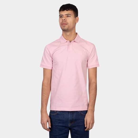 BOSS Mens Pink Casual Passenger Polo Shirt #3