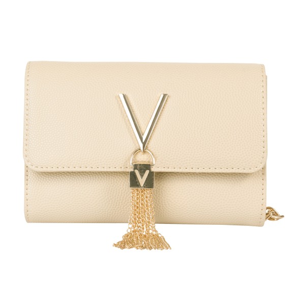 Valentino Bags Womens Off-White Divina Clutch Bag #1