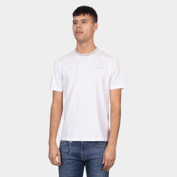 Paul & Shark Mens White Reflective Arch Logo T Shirt #3