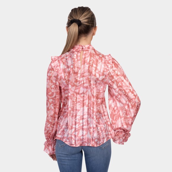 French Connection Womens Pink Cynthia Fauna Top #3