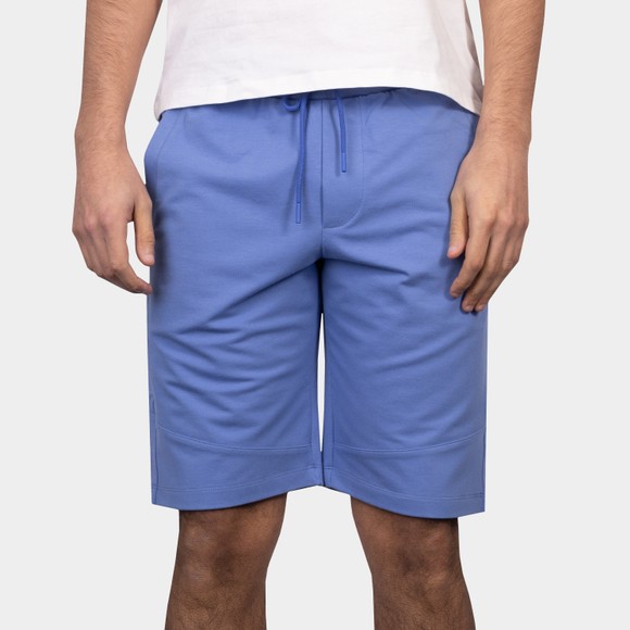 Paul & Shark Mens Blue Small Logo Jersey Shorts main image