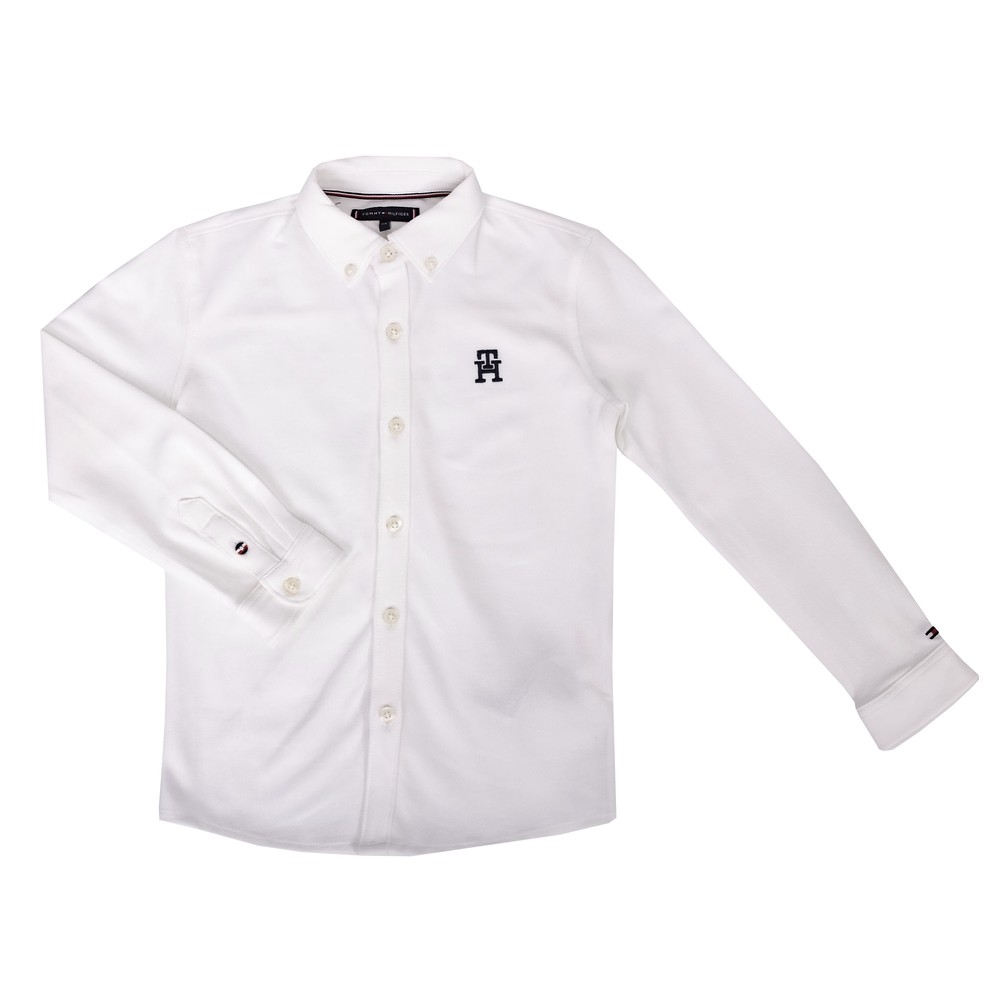 Monogram Stretch Pique Shirt