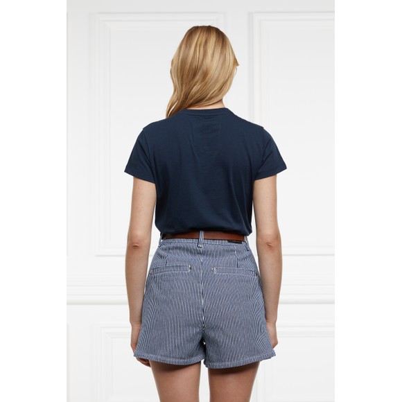 Holland Cooper Womens Blue Monogram T-Shirt #3