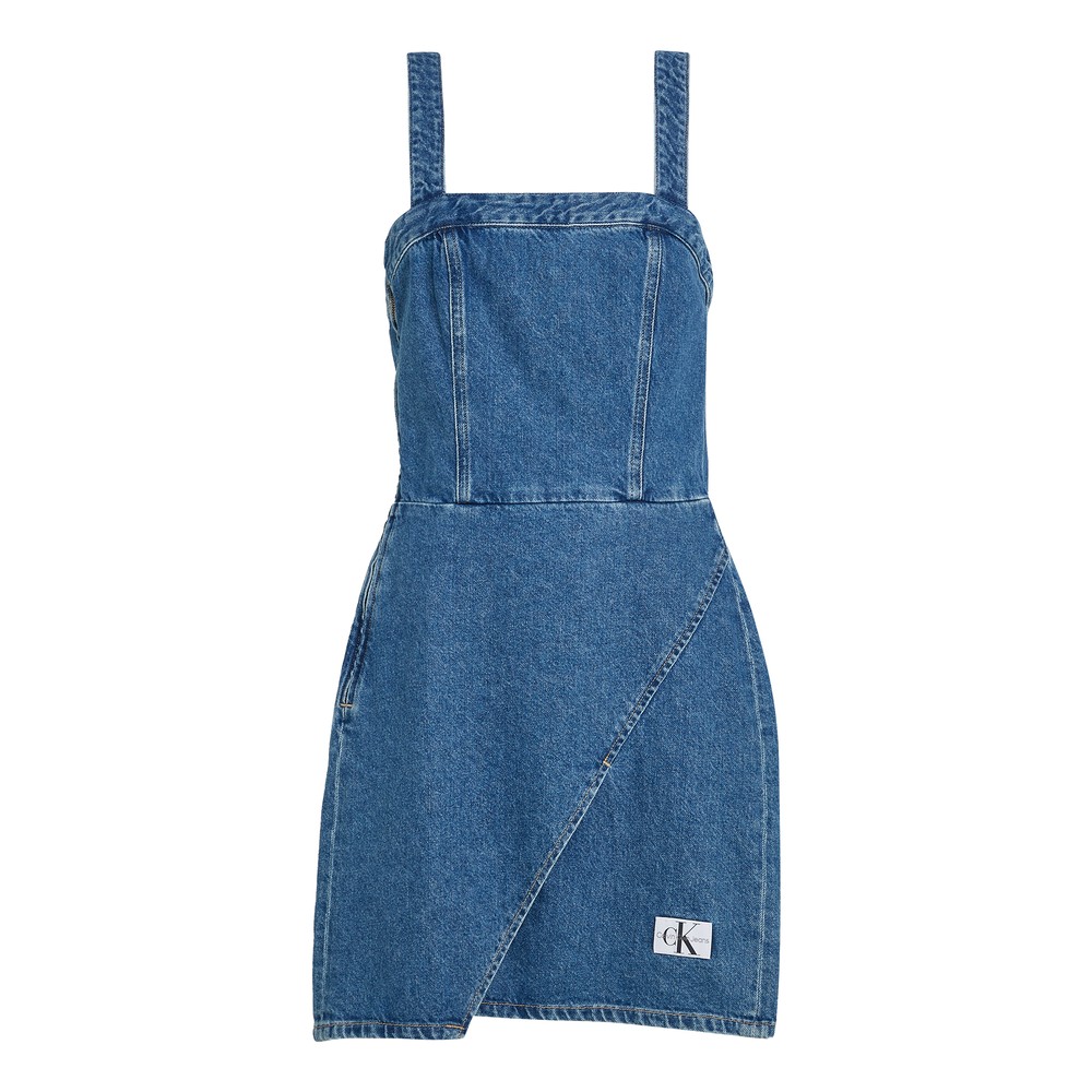 Calvin Klein Jeans Wrap Bodycon Dress Oxygen Clothing