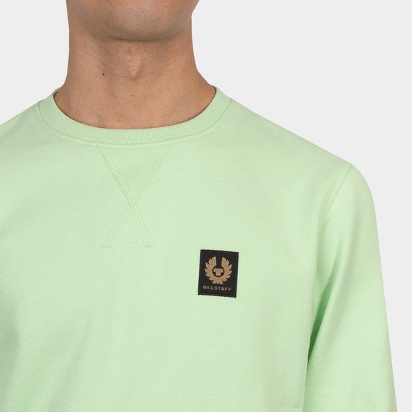Belstaff Mens Green Chest Logo Sweatshirt #3