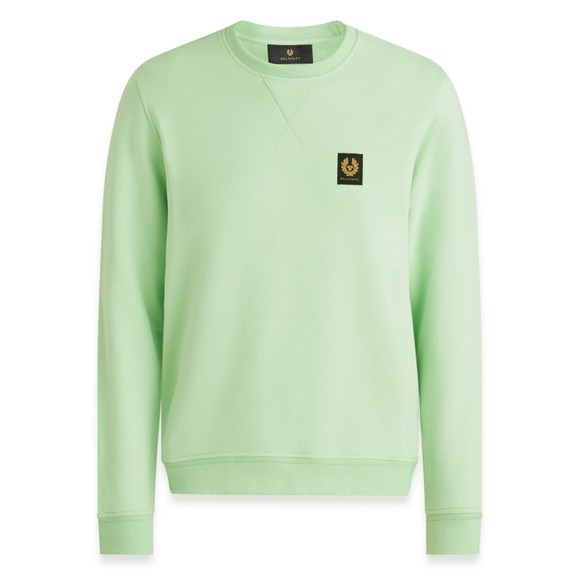 Belstaff Mens Green Chest Logo Sweatshirt #1