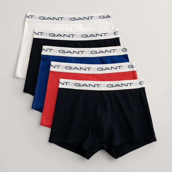 Gant Mens Multicoloured Trunk 5 Pack