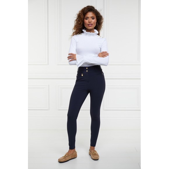 Holland Cooper Womens Blue Contour Trouser