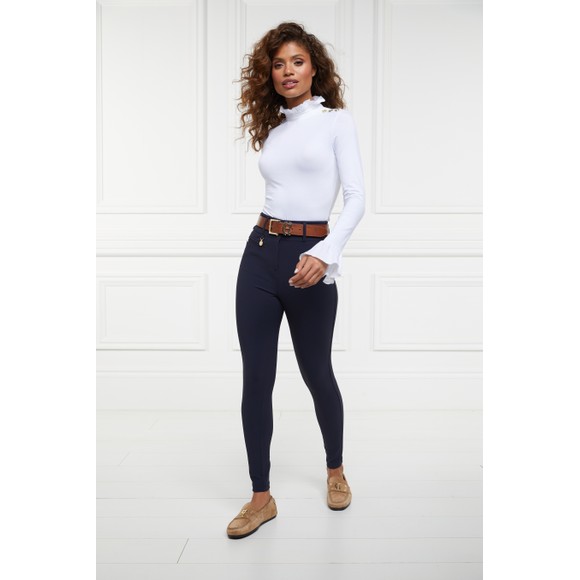 Holland Cooper Womens Blue Contour Trouser main image