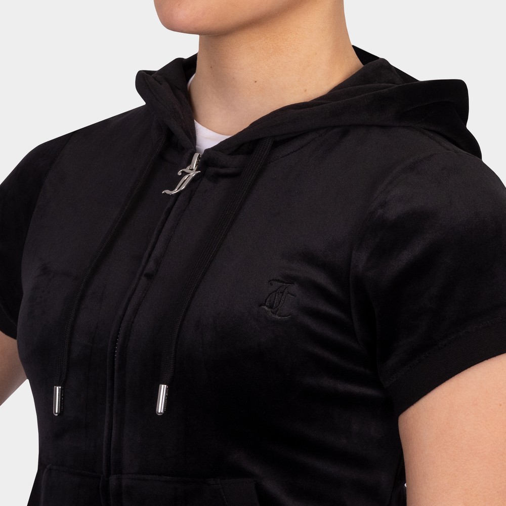 Juicy Couture Chadwick Short Sleeve Hoody | Oxygen Clothing