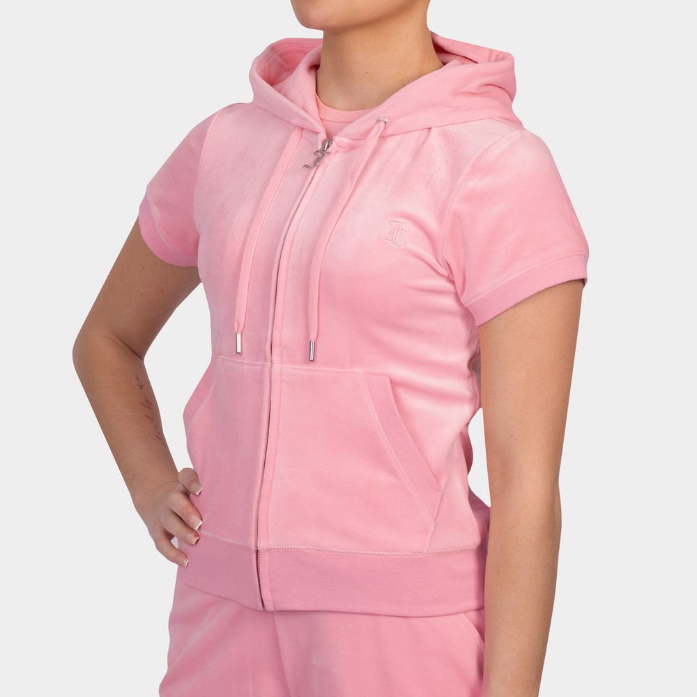 Juicy Couture Chadwick Short Sleeve Hoody | Oxygen Clothing