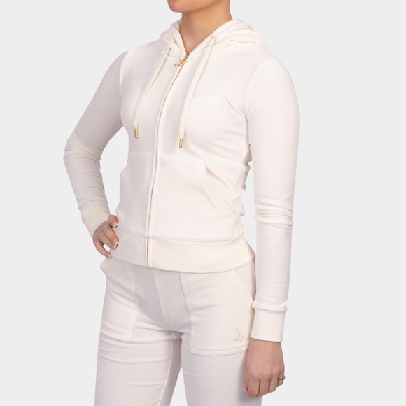 Juicy Couture Womens Off-White Robertson Gold Hoody #2