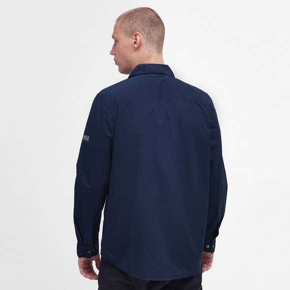 Barbour International Mens Blue Parson Overshirt #3