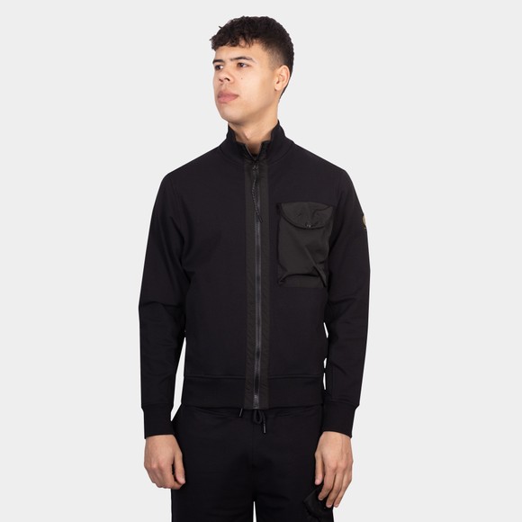 Belstaff Mens Black Transit Full Zip Sweatshirt #3