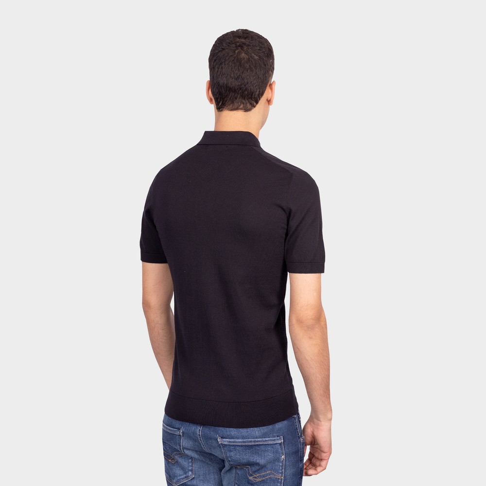 Remus Knitted Polo Shirt - Picture 3 of 4