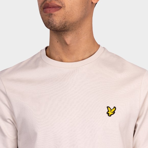 Lyle & Scott Mens Beige Plain T-Shirt main image
