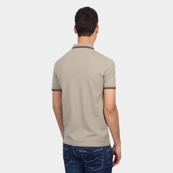 Fred Perry Mens Grey Twin Tipped Polo Shirt main image