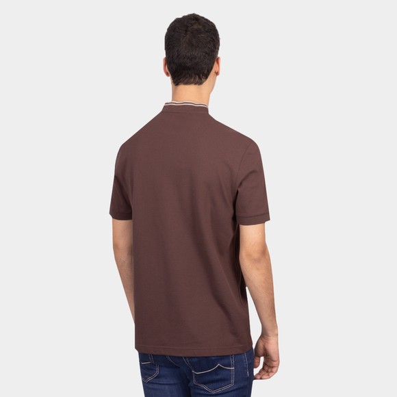 Fred Perry Mens Red Bomber Collar Polo #4