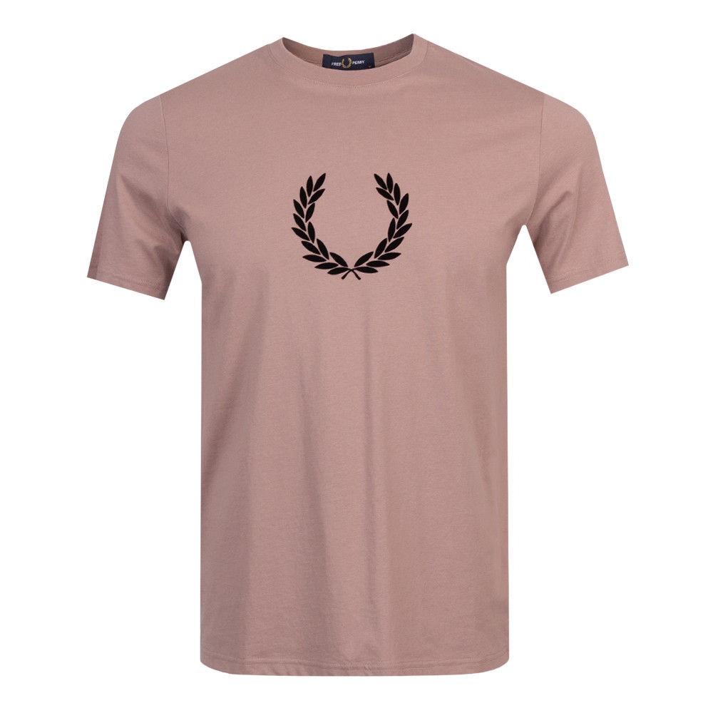 Flocked Laurel Wreath T-Shirt