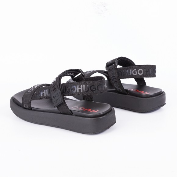 HUGO Womens Black Emma Strap Sandal main image