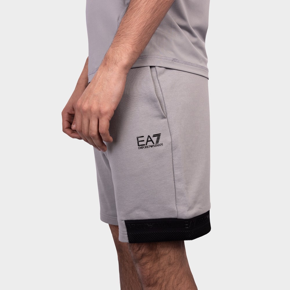 EA7 Emporio Armani Logo Series Cotton Short | Masdings