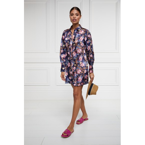 Holland Cooper Womens Blue Isla Mini Dress #4