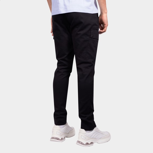 Ma.Strum Mens Black Tapered Cargo Pant main image