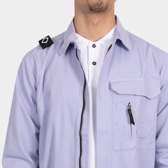 Ma.Strum Mens Purple Cadet Overshirt main image