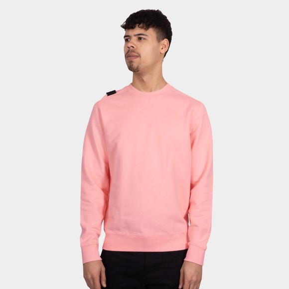 Ma.Strum Mens Pink Core Crew Sweatshirt #3