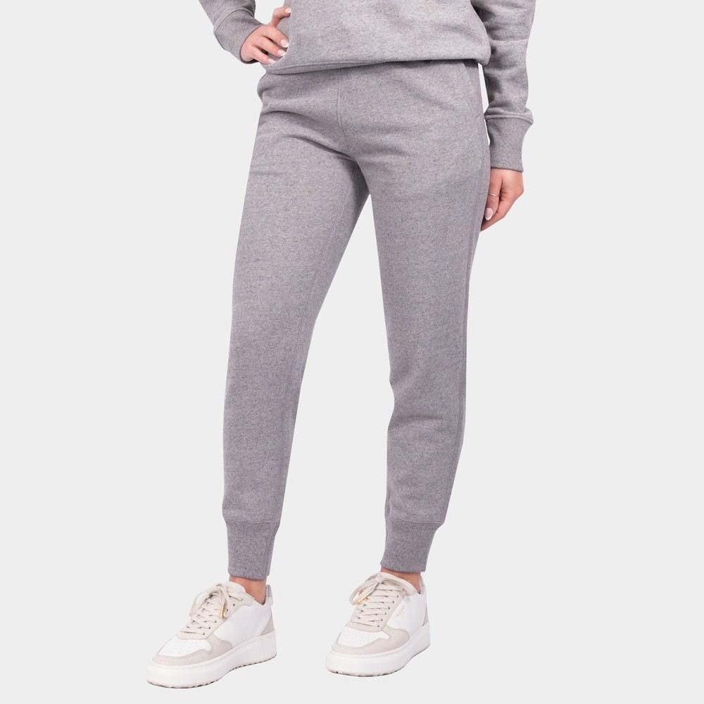 Women's Cuffed Jogger Yoga Pant (Heather GREY)
