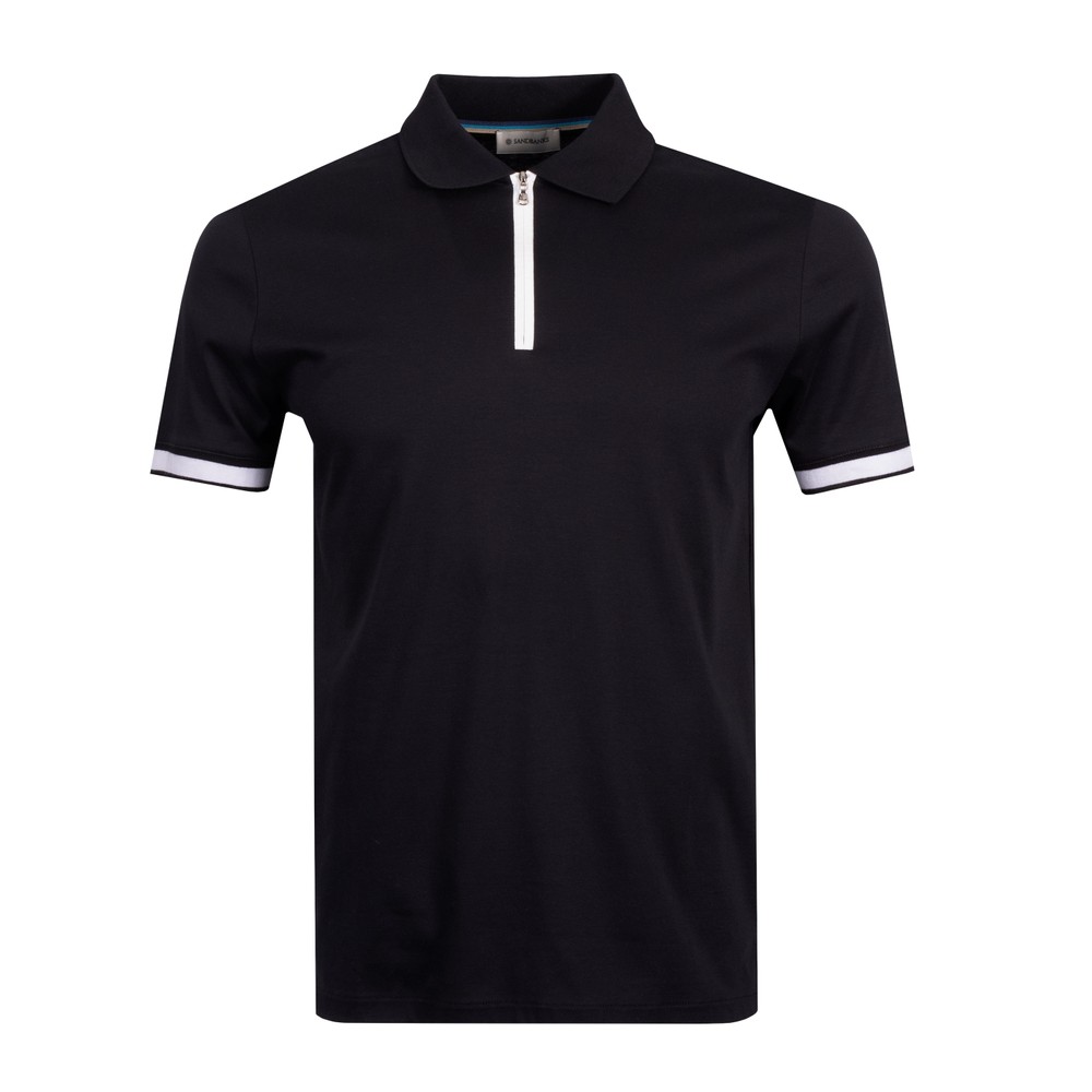 Silicone Zip Polo Shirt
