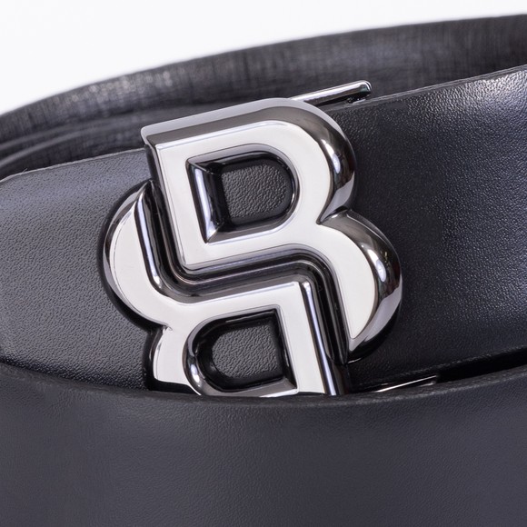 BOSS Mens Black B Icon Belt