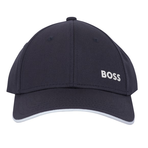 BOSS Mens Blue Side Logo Cap