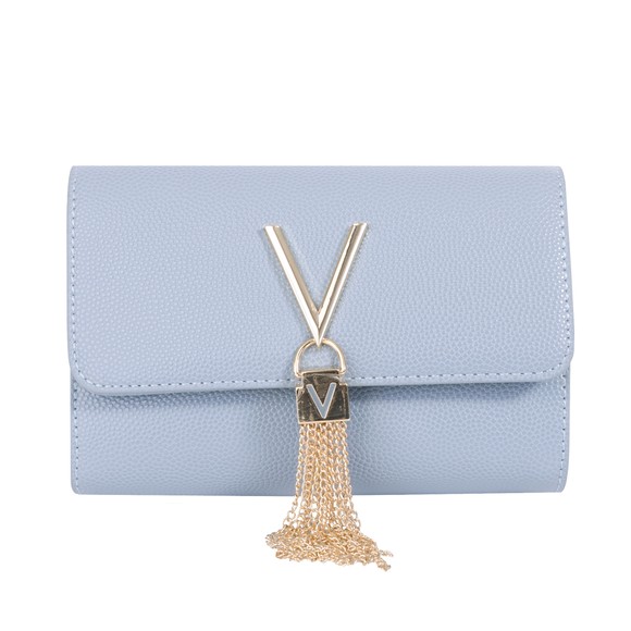 Valentino Bags Womens Blue Divina Clutch Bag #1