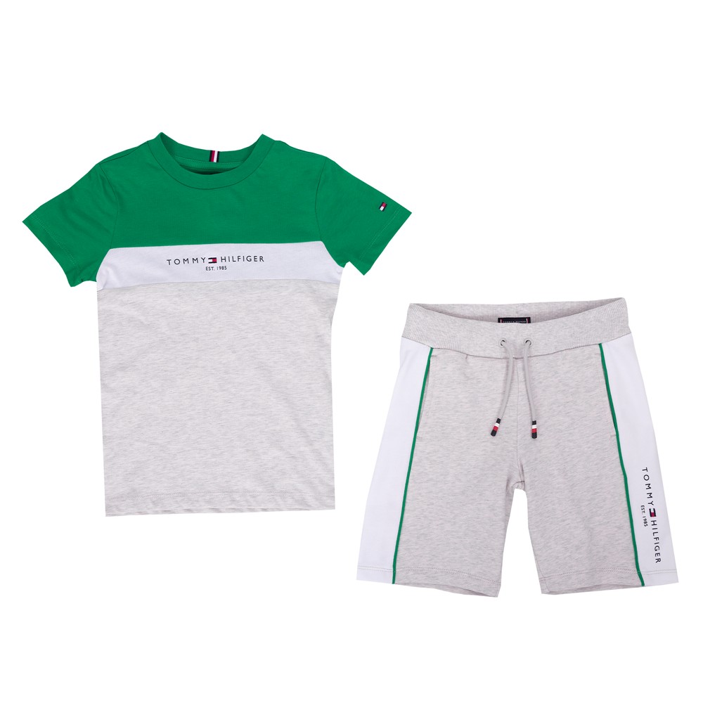Essential Colourblock T-Shirt and Short set