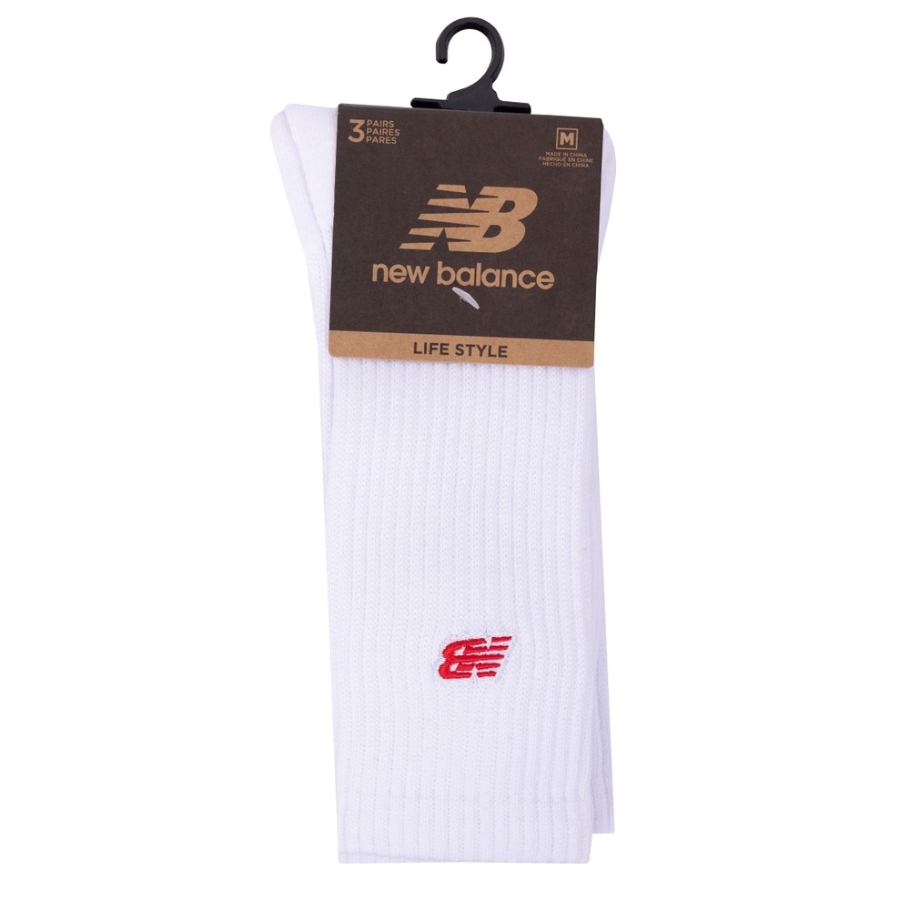Patch Logo Crew Socks 3 Pack