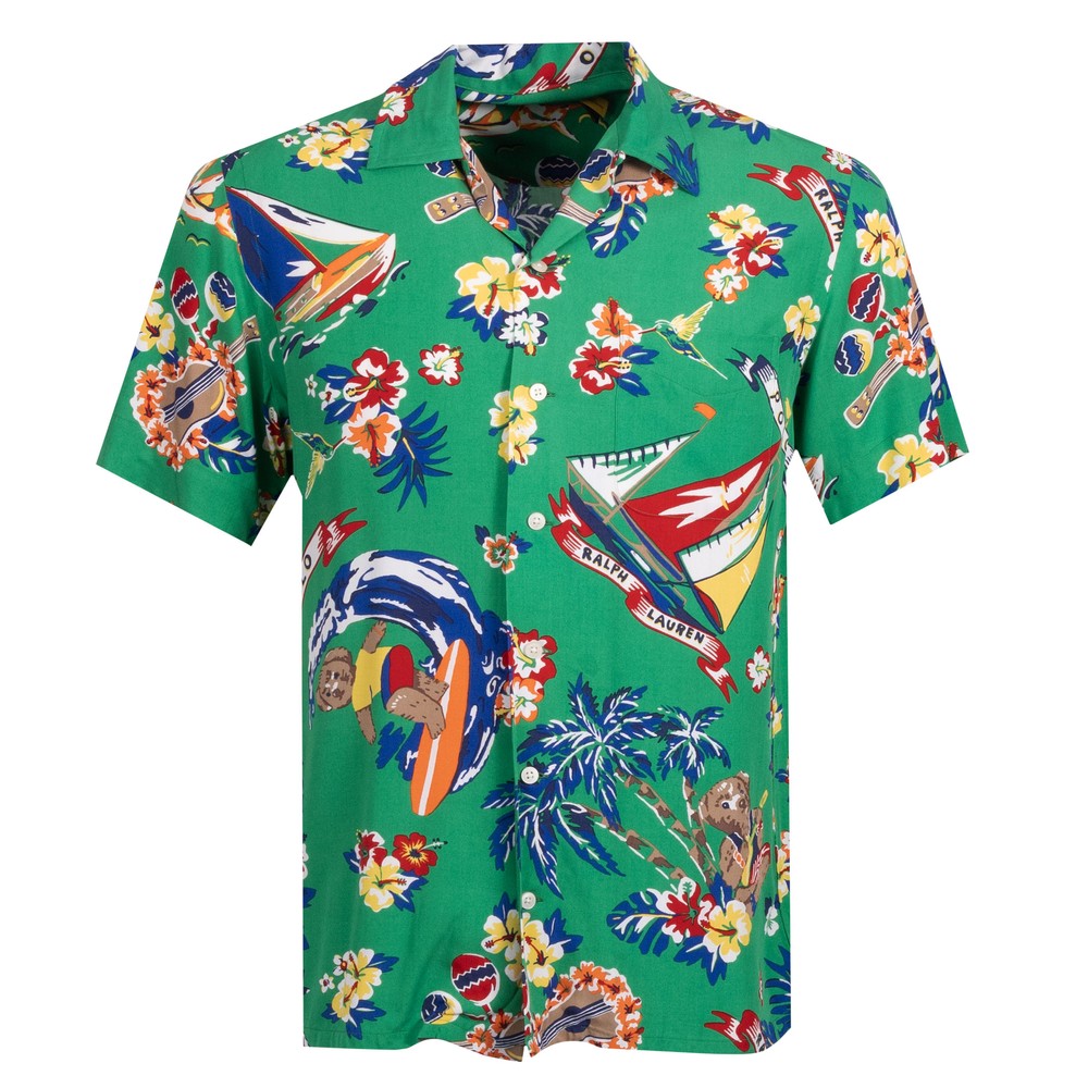 Polo Bear Surf Print Shirt