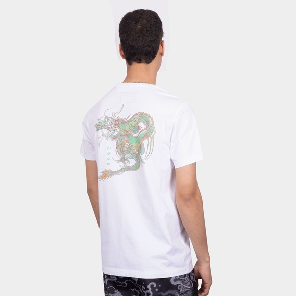 Maharishi Mens White Bamboo Maharishi T Shirt main image