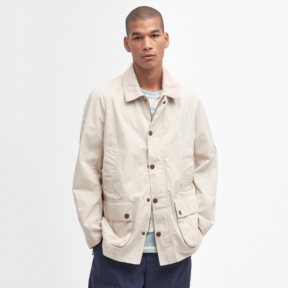 Barbour Lifestyle Mens Beige Ashby Casual Jacket main image