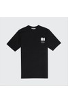 Marai Mens Black Bubble Print T Shirt